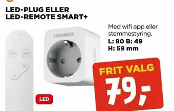 jem & fix Led-plug eller led-remote smart+ tilbud