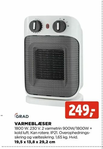 jem & fix Varmeblæser tilbud