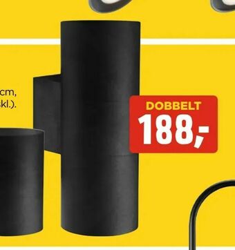 jem & fix Tin maxi væglampe tilbud