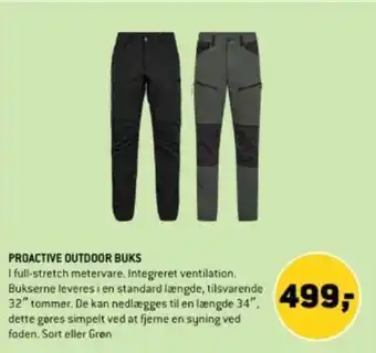 XL-BYG PROACTIVE OUTDOOR BUKS tilbud