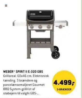 XL-BYG WEBER SPIRIT II E-320 GBS tilbud