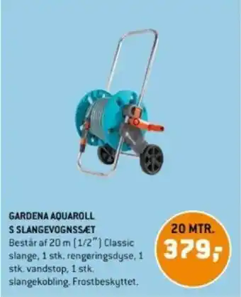 XL-BYG GARDENA AQUAROLL S SLANGEVOGNSSÆT tilbud