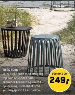 XL-BYG TILOS BORD tilbud