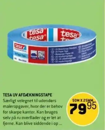 XL-BYG TESA UV AFDÆKNINGSTAPE tilbud