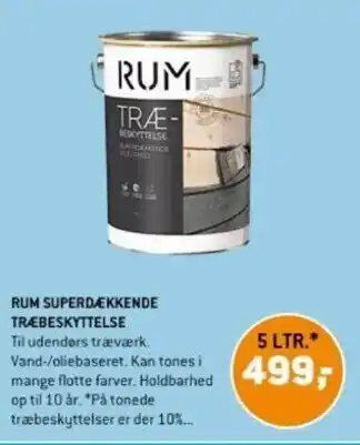 XL-BYG RUM SUPERDEKKENDE TRÆBESKYTTELSE tilbud