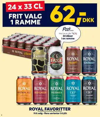 BorderShop ROYAL FAVORITTER tilbud