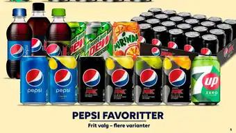 BorderShop PEPSI FAVORITTER tilbud