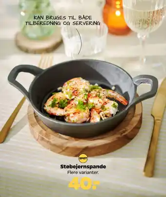 Støbejernspande