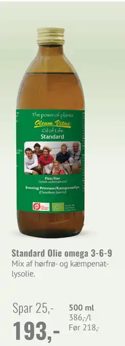Helsam Standard Olie omega 3-6-9 tilbud