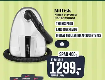 Skousen Nilfisk støvsuger NF-128350601 tilbud