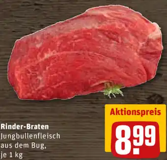 REWE DE Rinder-Braten 1 Kg tilbud