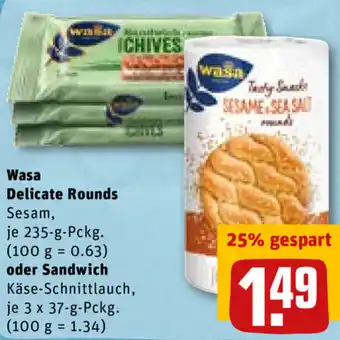 Wasa Delicate Rounds