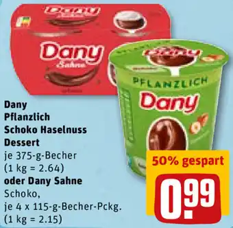 Dany Pflanzlich Schoko Haselnuss Dessert Oder Dany Sahne