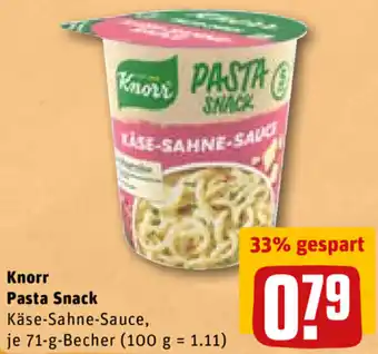 REWE DE Knorr Pasta Snack 71g tilbud