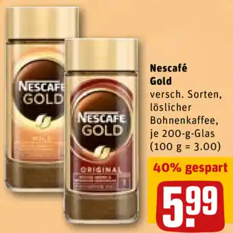 REWE DE Nescafé Gold 200g tilbud