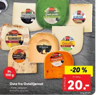 Lidl Oste fra Ostehjørnet tilbud
