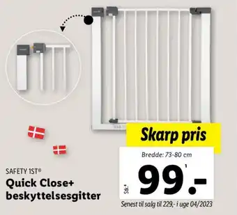 Lidl Quick Close+ beskyttelsesgitter tilbud