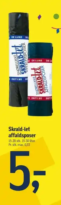 Føtex Skrald-let affaldsposer tilbud