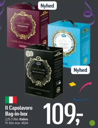 Føtex Il Capolavoro Bag-in-box tilbud