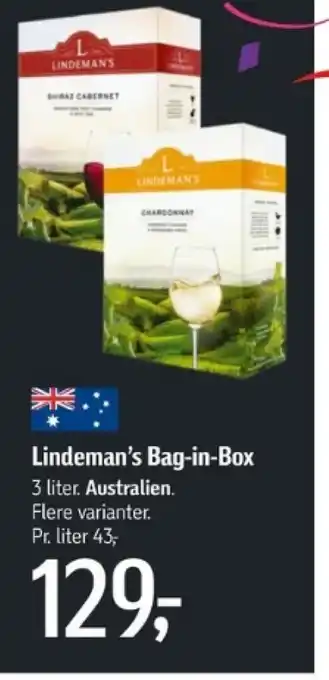 Føtex Lindeman's Bag-in-Box tilbud