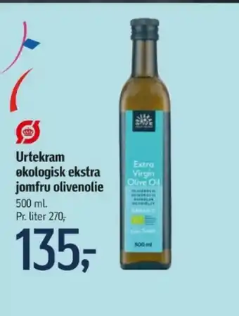 Føtex Urtekram økologisk ekstra jomfru olivenolie tilbud