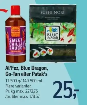 Føtex Al'Fez, Blue Dragon, Go-Tan eller Patak's tilbud