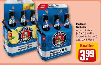 REWE Paulaner Weißbier tilbud