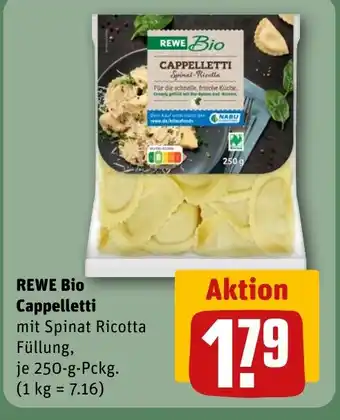 REWE DE REWE Bio Cappelletti tilbud