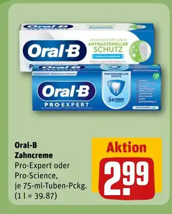 REWE Oral-B Zahncreme tilbud