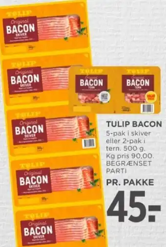 MENY TULIP BACON tilbud