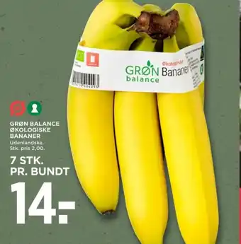 MENY GRØN BALANCE ØKOLOGISKE BANANER tilbud