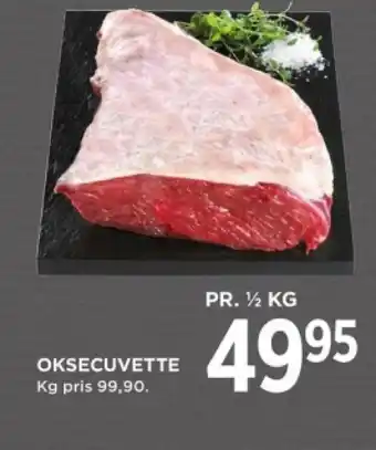 MENY OKSECUVETTE tilbud