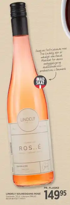 LINDELY SOLNEDGANG ROSÉ