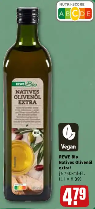 REWE DE REWE Bio Natives Olivenöl Extra tilbud