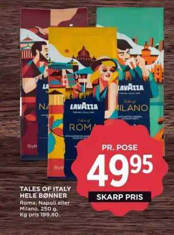 MENY TALES OF ITALY HELE BØNNER tilbud