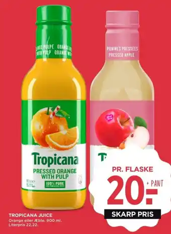 MENY TROPICANA JUICE tilbud