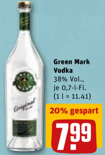 REWE DE Green Mark Vodka tilbud
