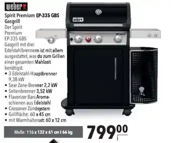 Citti Spirit Premium EP-335 GBS Gasgrill tilbud