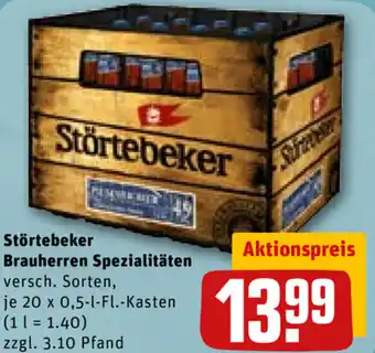 REWE DE Störtebeker Brauherren Spezialitäten tilbud