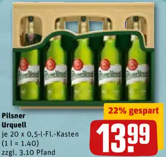 REWE DE Pilsner Urgell tilbud