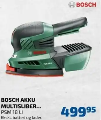 Davidsen Bosch Akku Multisliber 18 LI tilbud