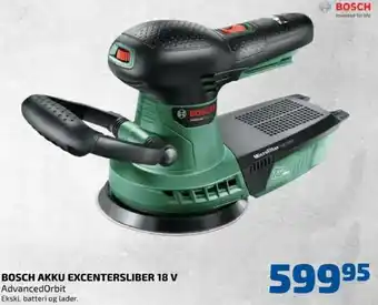 Davidsen Bosch Akku Excentersliper 18 V tilbud
