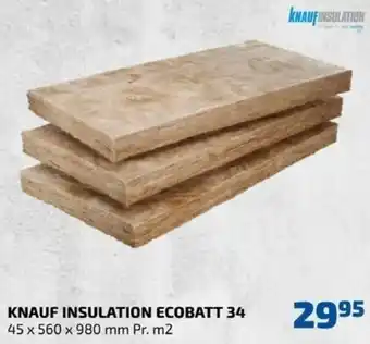 Knauf Insulation Ecobatt 34