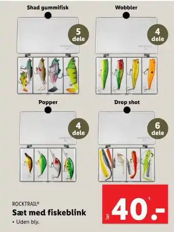 Lidl Sæt med fiskeblink tilbud