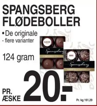 ABC Lavpris SPANGSBERG FLØDEBOLLER tilbud