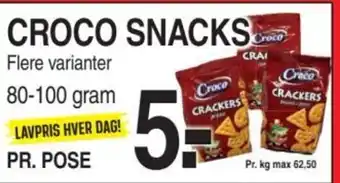 ABC Lavpris CROCO SNACKS tilbud