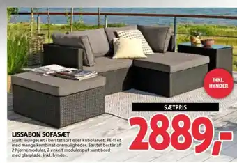 XL-BYG LISSABON SOFASÆT tilbud