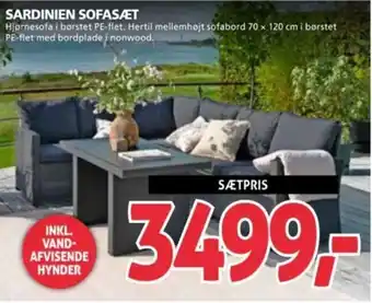 XL-BYG SARDINIEN SOFASÆT tilbud