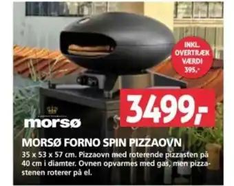 XL-BYG MORSØ FORNO SPIN PIZZAOVN tilbud