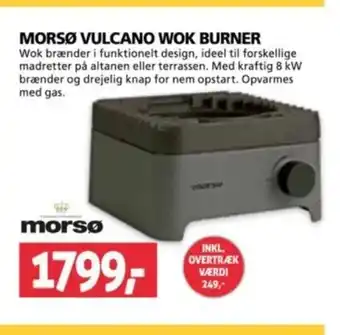 XL-BYG MORSØ VULCANO WOK BURNER tilbud